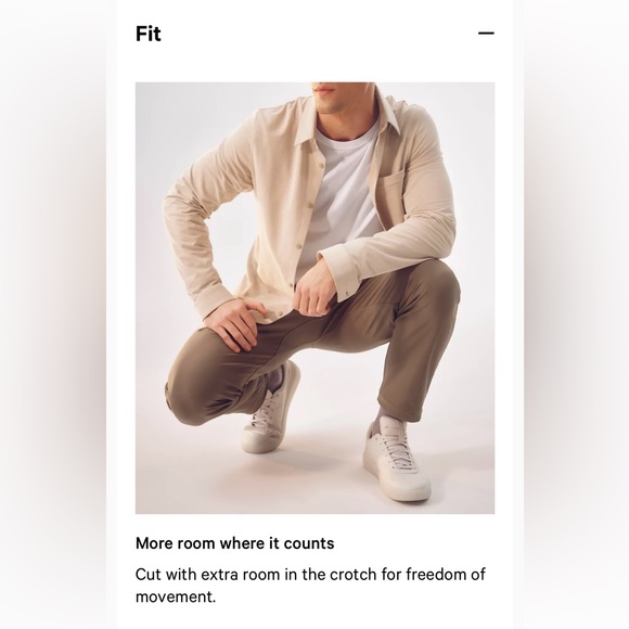 Lululemon ABC Pant Classic Fit Mens 38 x 34 New with Tags - Picture 10 of 10